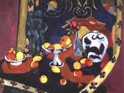 Henri Matisse stilleben med krukor och frukt oil painting artist